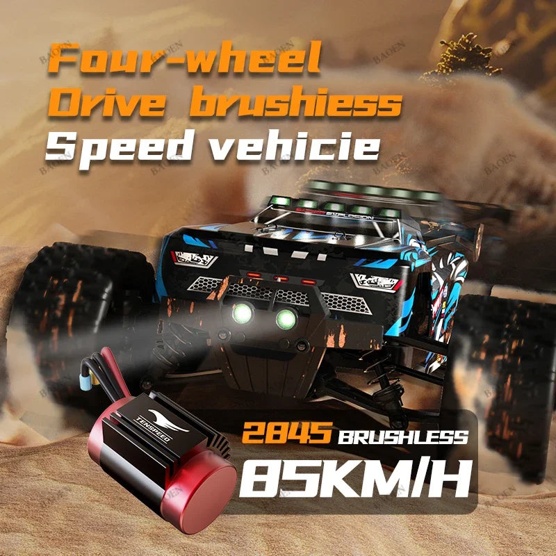 SCY9522PRO 85 KM/H voiture RC haute vitesse sans brosse 4WD tout-terrain dérive télécommande voiture 1:16 voitures de course professionnelles SCY9522 50 KM/H