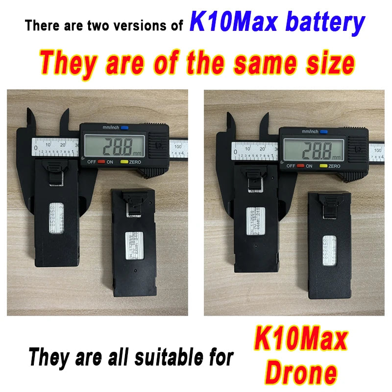 Batterie originale K10 Max 3.7V 1800mAh pour Drone