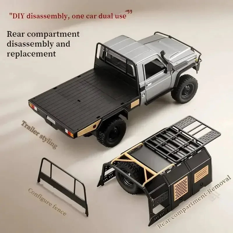 CAMION RC 1:12 MN82 / MN82 PRO / MN82S PRO Véhicule tout-terrain d'escalade télécommandé MN82S MN82 Pro 1:12 échelle complète 4WD pour Toyota LC79 Simulation modèle RC jouet voiture Rc
