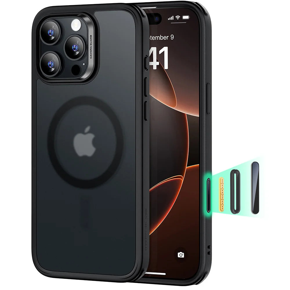 Coque de protection ESR pour iPhone 16 Pro Max/16 Pro Coque avec contrôle de caméra MagSafe Coque de protection de qualité pour iPhone 16/16 Plus