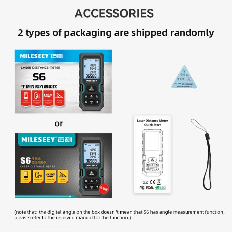 Laser Meter, Laser Rangefinder, IP54 Laser Tape Measure 40M 60M 80M 100M, Electronic Ruler, Useful Measuring Tool 