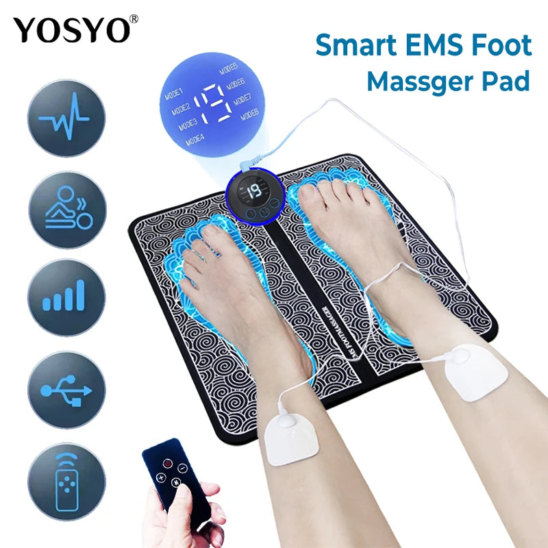 EMS Foot Massager Cushion for Otolaryngology Institutes, Foot Acupuncture Point Massage