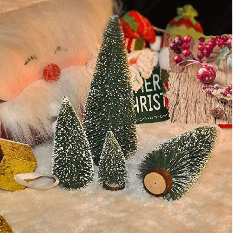 Mini Arbre de Noël Pin Givré – 10 à 30 cm