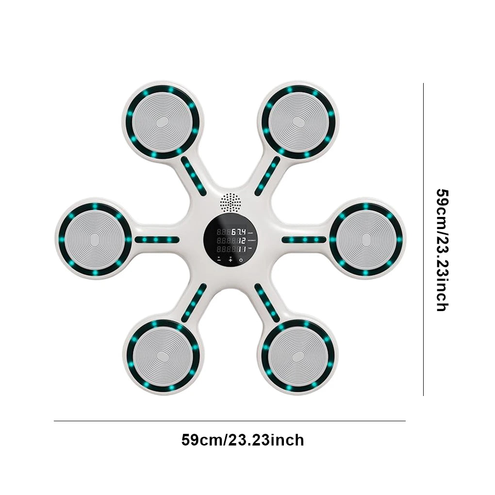 Machine de boxe musicale intelligente Bluetooth Portable – Cible murale, équipement d'entraînement physique pour enfants et adultes