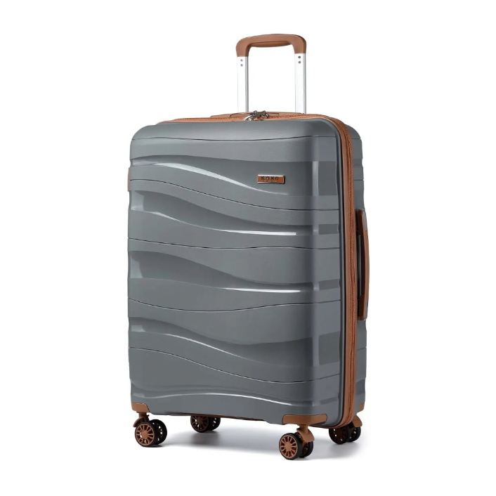 Valise rigide à roulettes légère en polypropylène avec serrure TSA KONO – M, L, XL, ensembles 2, 3 ou 4 pièces