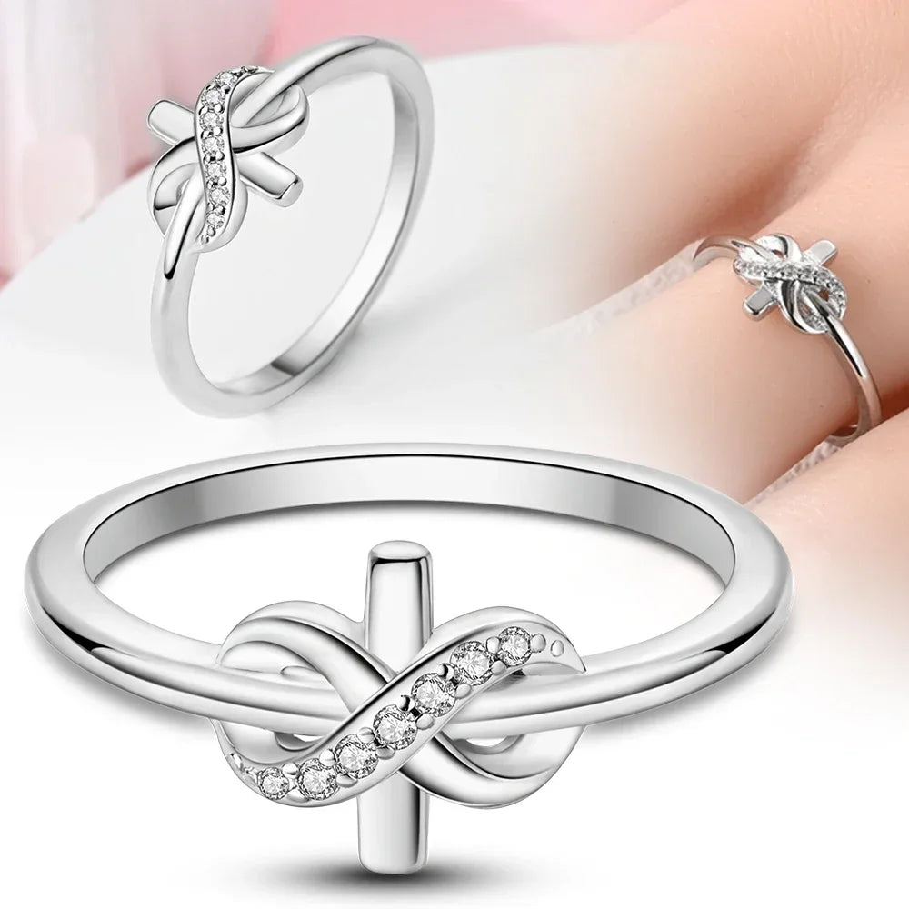 Colorful Zircon Sun Moon Star Stackable Rings for Women.