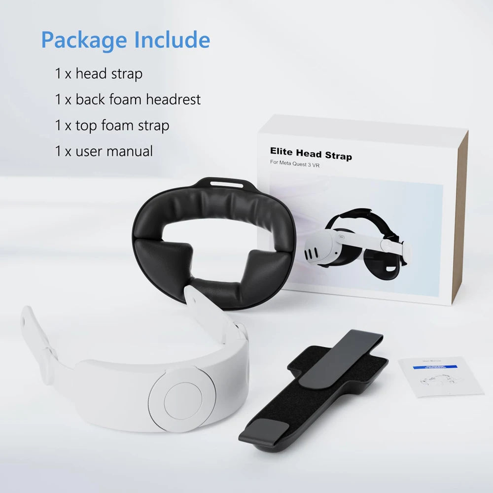 Head Strap for Meta Oculus Quest 3 VR Accessories Replacement Headset