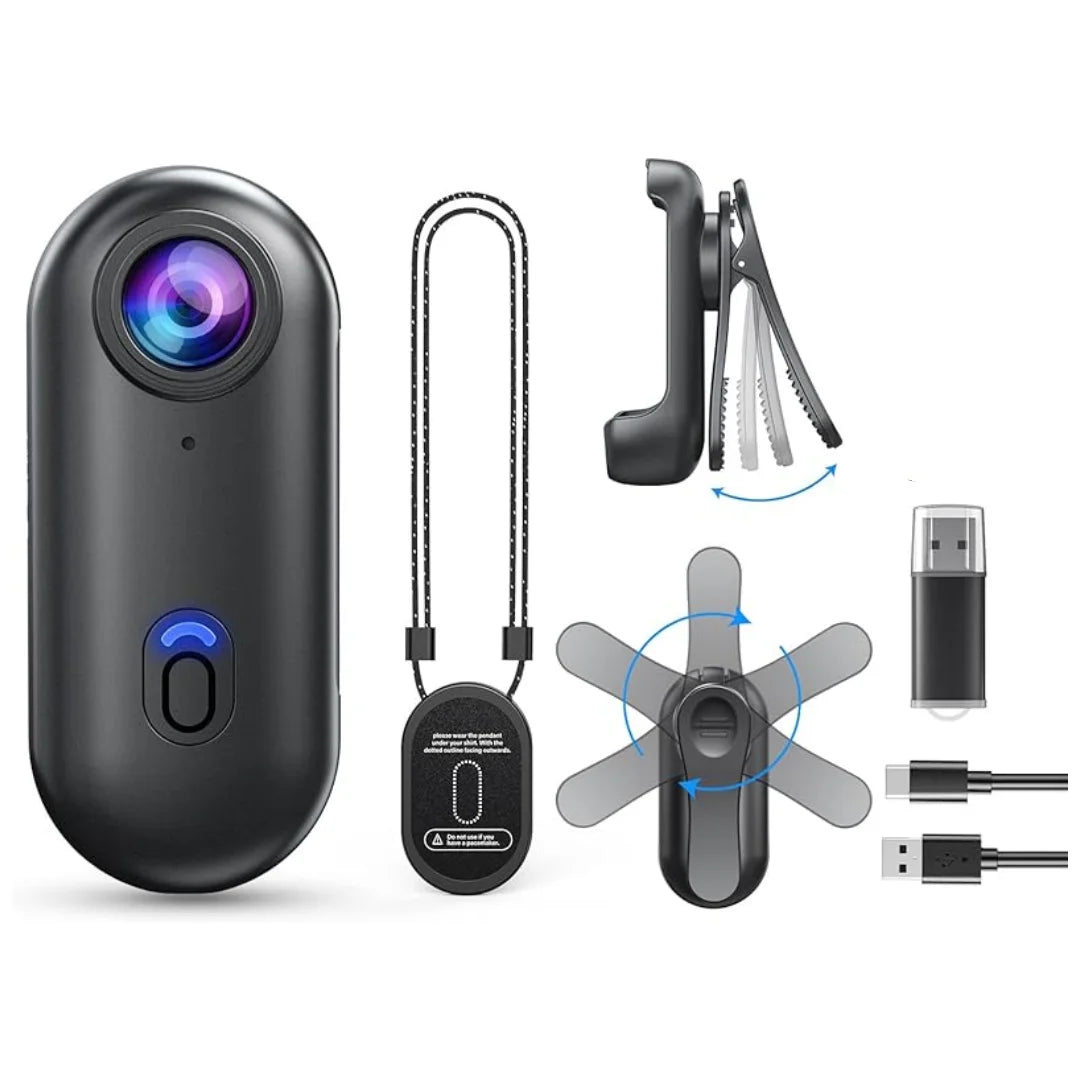 Mini caméra sport 4K WiFi UHD – Caméra d’action compacte poche