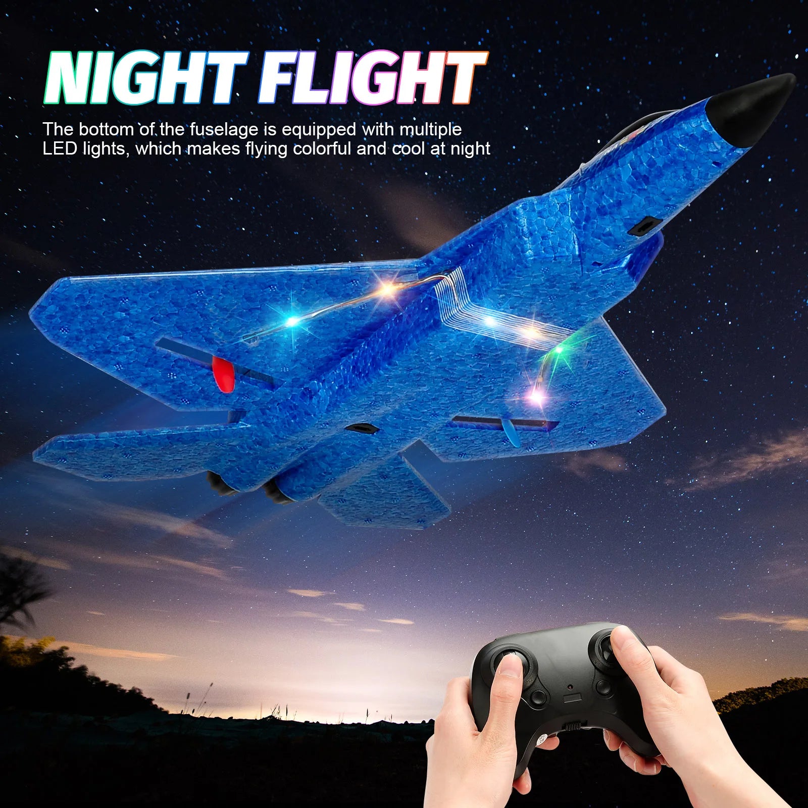 F22 raptor 2.4G remote control airplane EPP foam toy for kids 