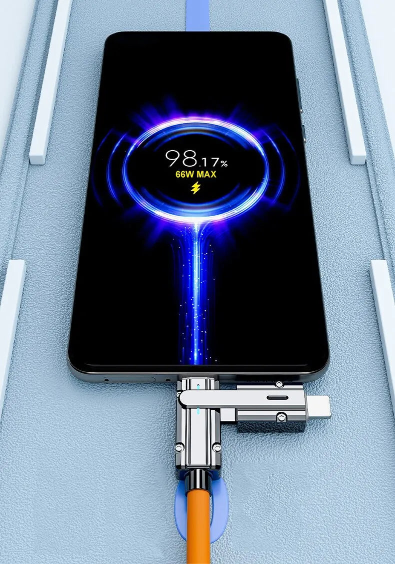 Câble de charge rapide USB-C vers USB-C 2 en 2 – 100W PD pour iPhone, iPad, Huawei, Xiaomi, Samsung, Redmi