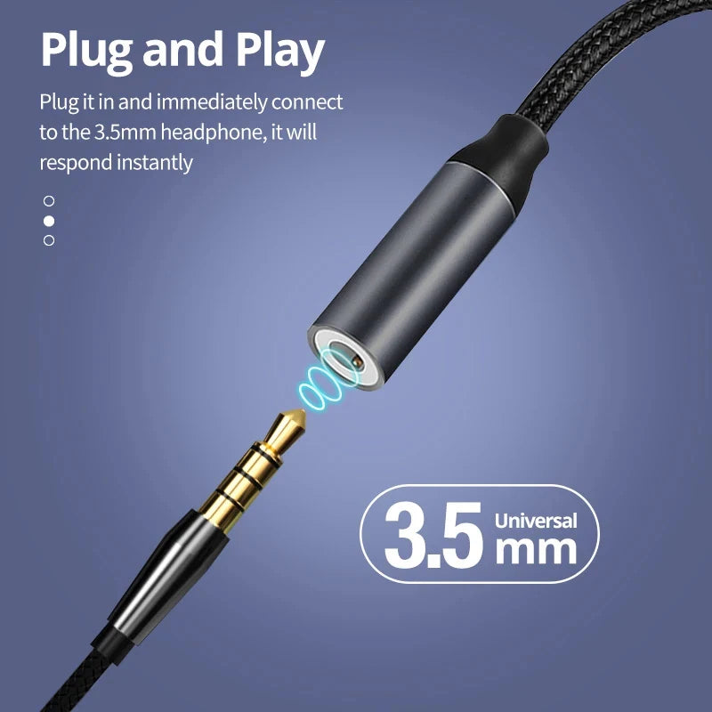 Adaptateur d'écouteur USB Type C à 3.5 Jack USB-C 3 5mm Convertisseur de câble audio pour IPhone 15 15 Pro MAX Samsung Galaxy Huawei Xiaomi