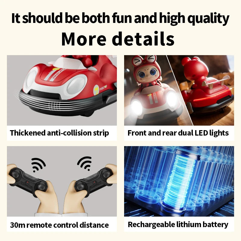 Y7 RC Voiture Parent-Enfant – Voiture de combat électrique, interaction deux joueurs, MINI dérive