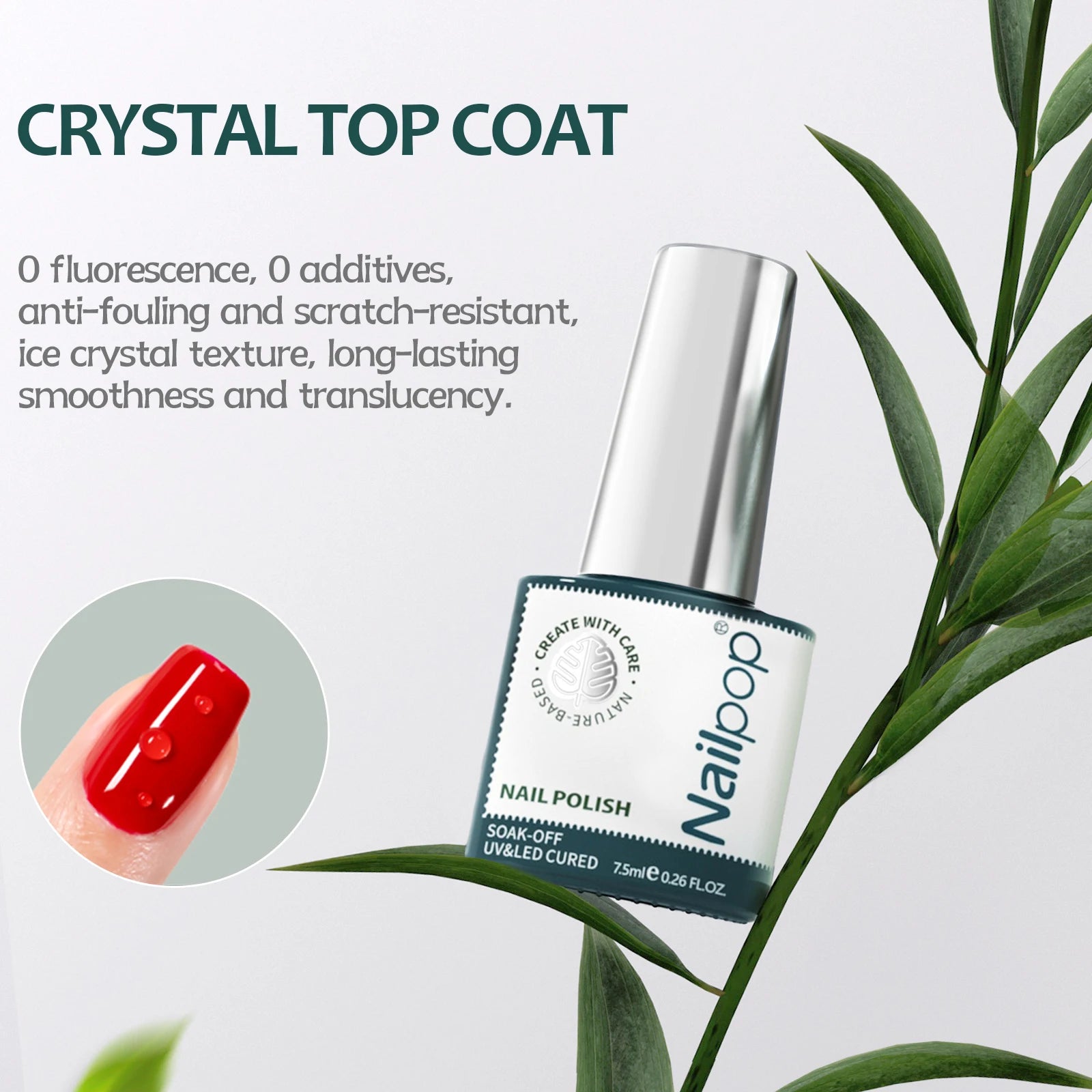 Gel Fonctionnel 7,5ml – Base Transparente 3 en 1 et Top Coat