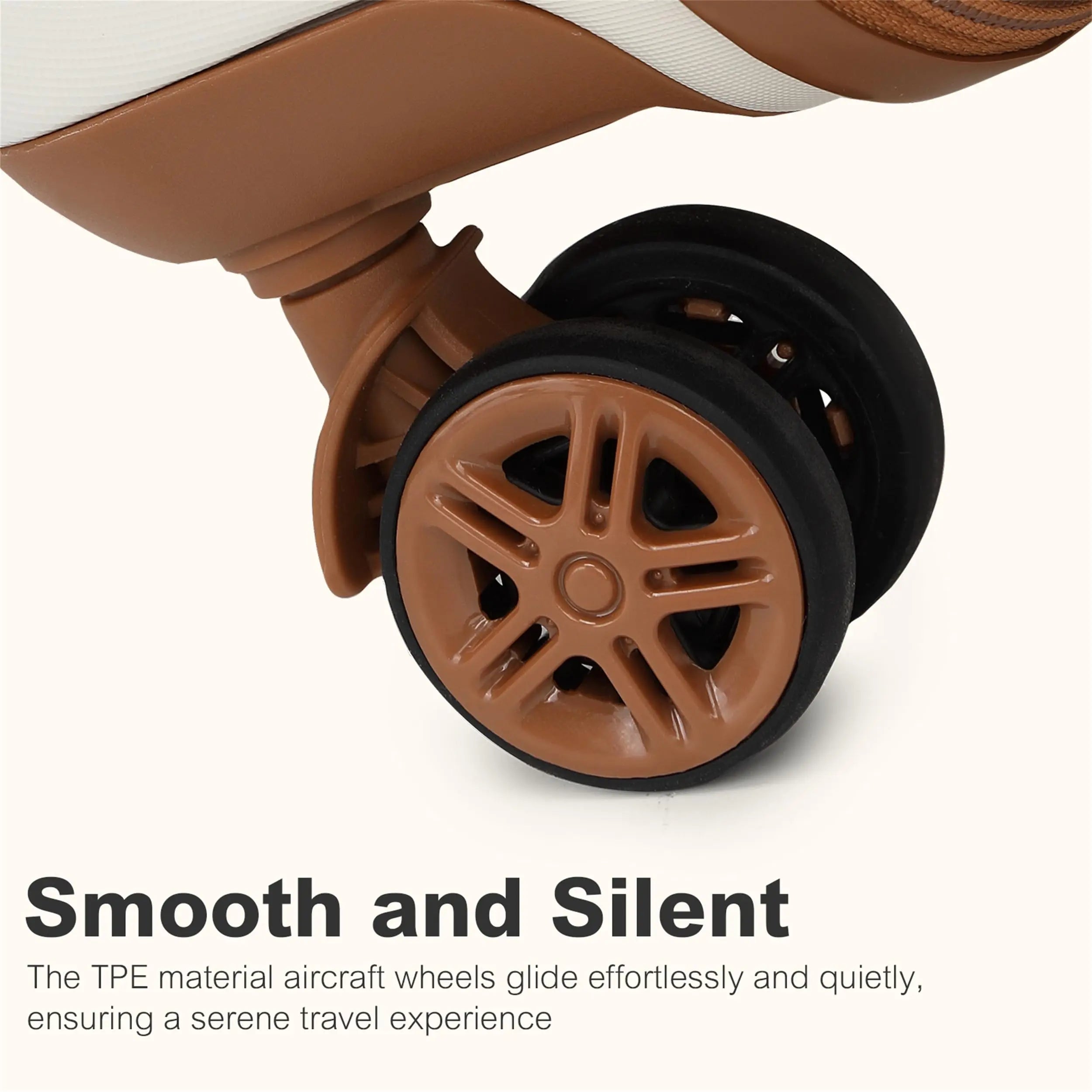 Valise rigide ABS + PC à 4 roues avec serrure TSA KONO – bagage cabine et soute (55 / 65 / 75 cm)