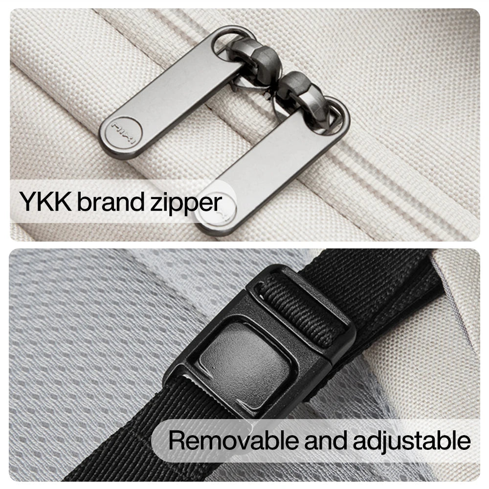 Sac à dos Mixi M5015 – Voyage et ordinateur portable, 18 pouces, étanche, unisexe