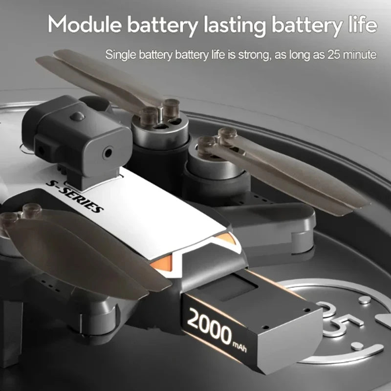 Drone S2S 2026 5G – HD 8K, double caméra, photographie aérienne, évitement d’obstacles, moteur sans balais, quadrirotor pour adultes et enfants