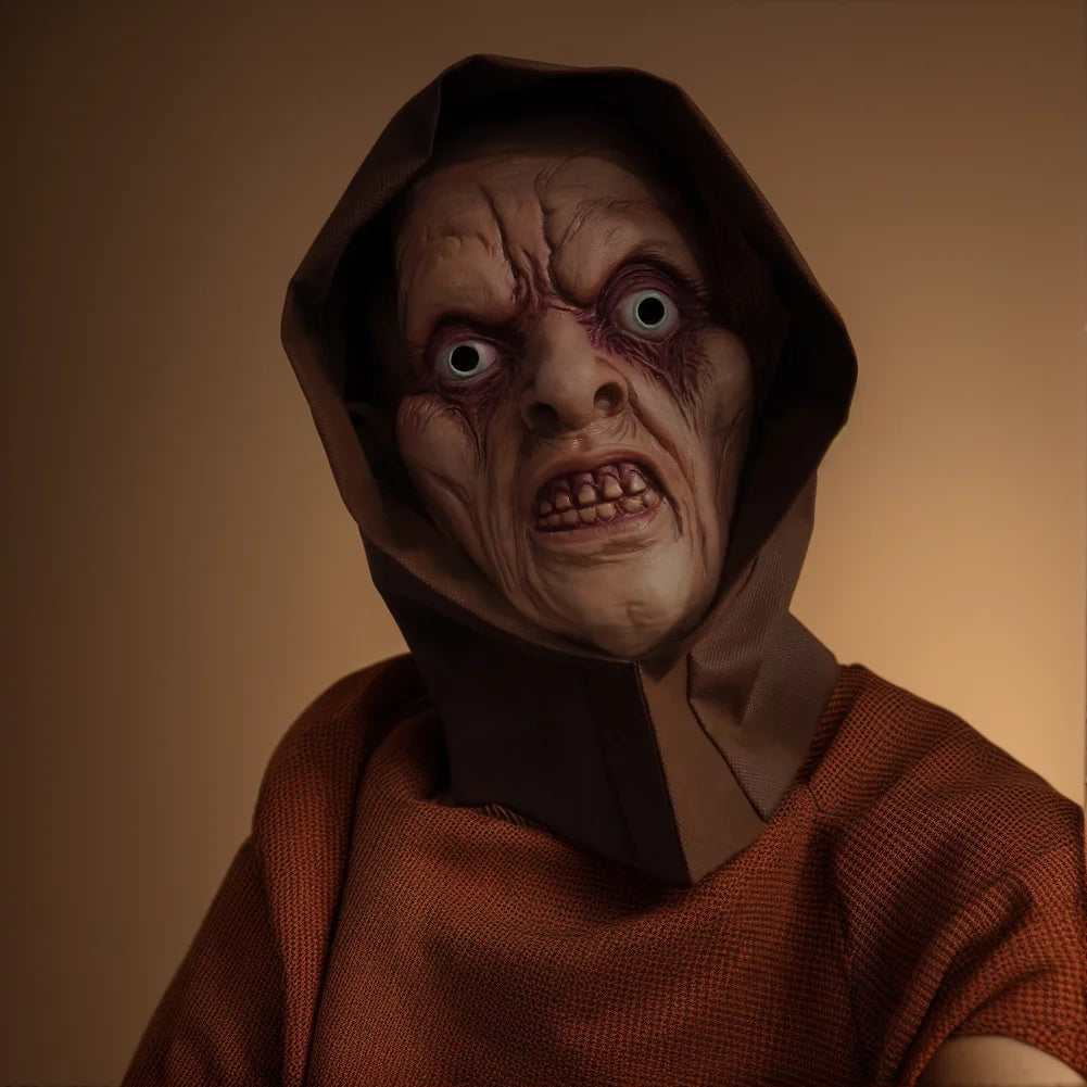 Cagoule en caoutchouc pour adulte, masque invisible d'halloween, mauvais dents effrayantes, accessoire de Costume indolore pour fête