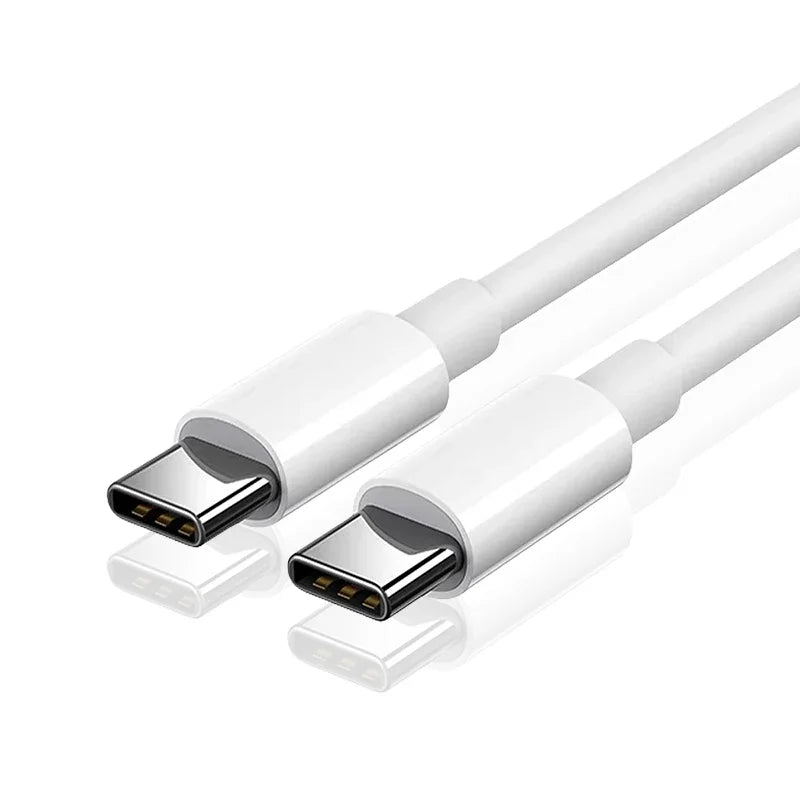 &nbsp;Câble USB Type-C vers USB-C 100W / 5A PD, charge rapide pour MacBook, Samsung et autres appareils Type-C – 2 m