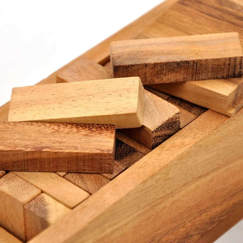 Jeu de tour de culbutage en bois, parfait pour les fêtes, les jeux de plein air pour adultes et la famille