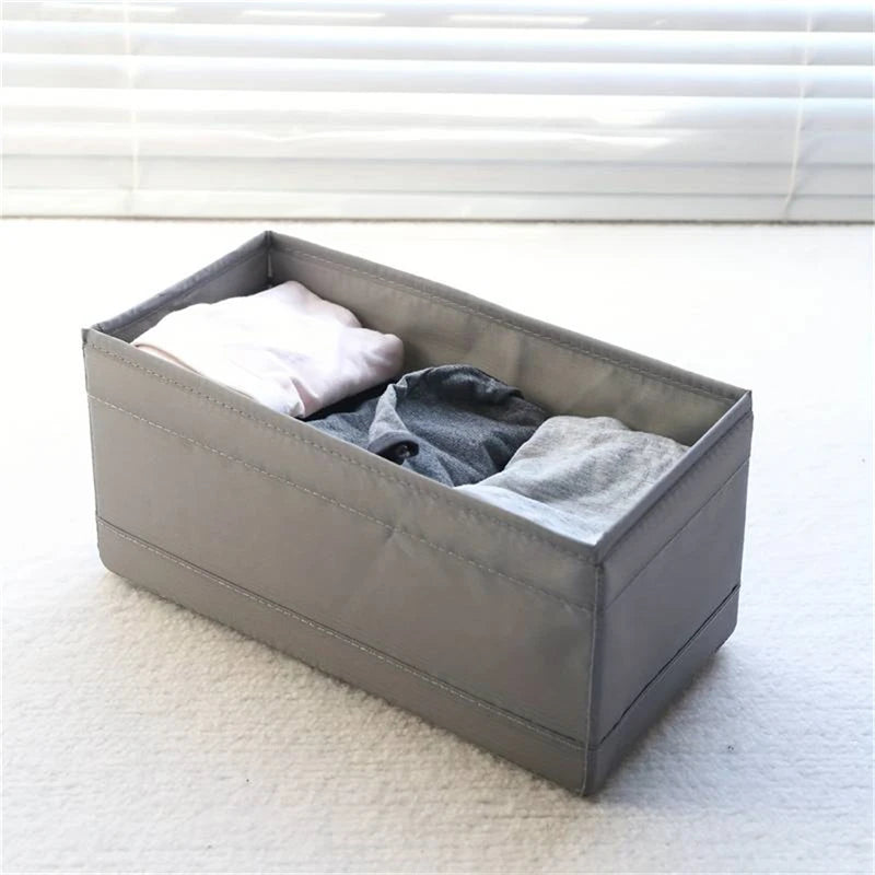 Storage Box, Foldable Underwear Organizers for Home, Clothes, Bra, Socks, Pants 