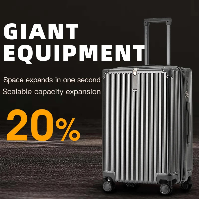 Valise de voyage à poignée large pour hommes et femmes