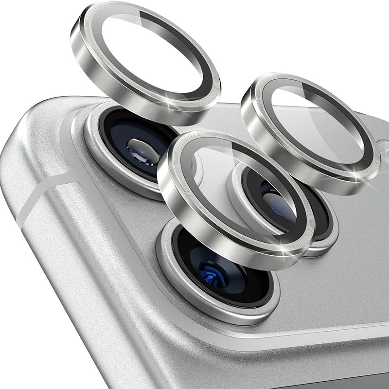 Anneau de protection caméra en alliage d’aluminium KENNAGE – Verre trempé 9H – iPhone 17 Air / 17 Plus / 17 Pro Max