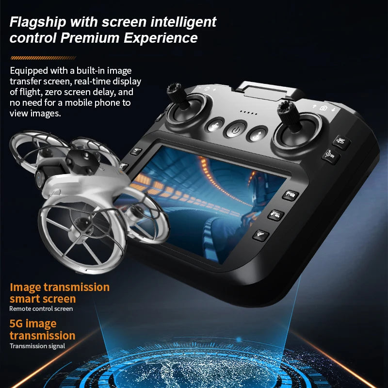 Z4 Mini Drone 8K – Caméra HD 4K/6K/8K, écran intégré, moteur sans balais