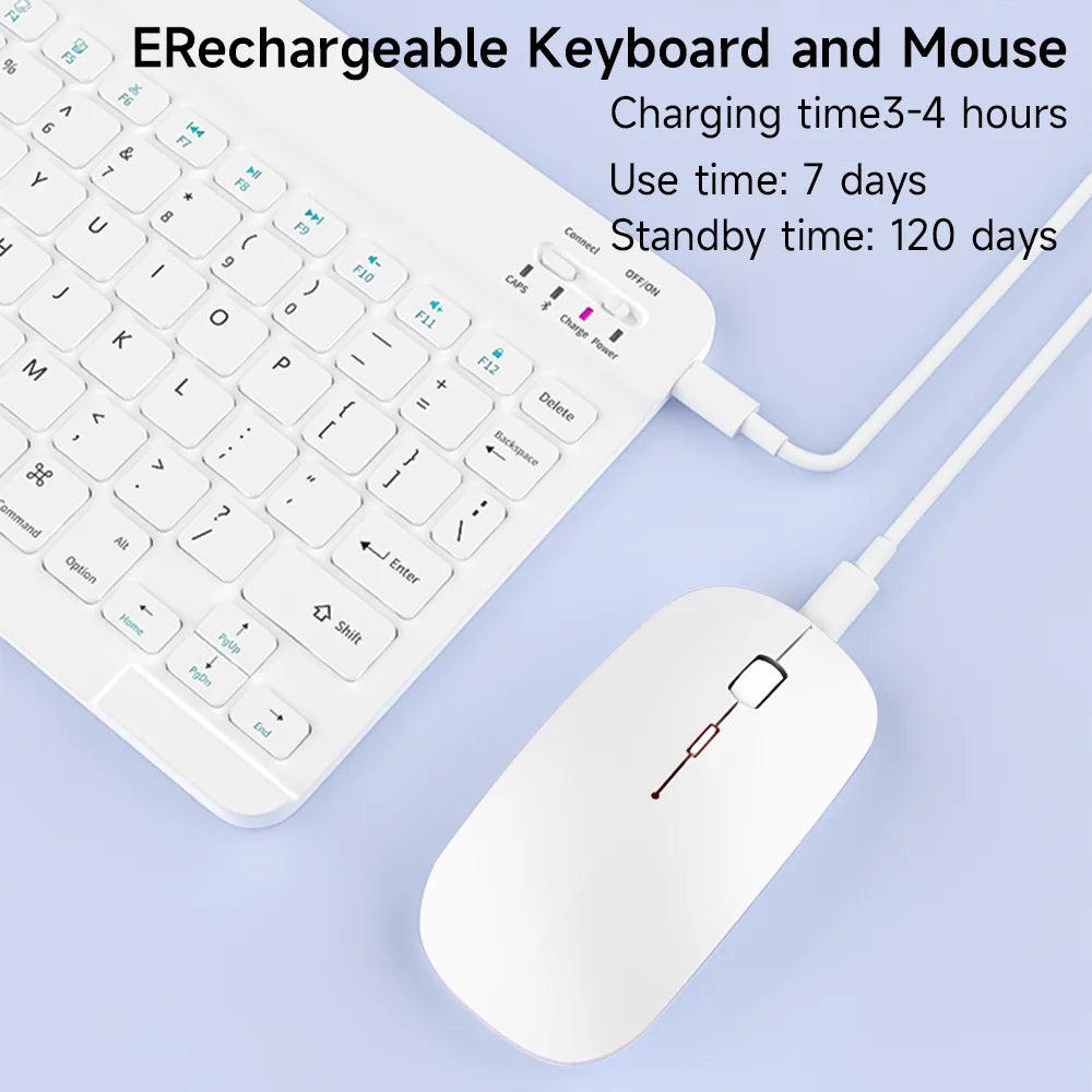 Bluetooth keyboard compatible with Android, IOS, Windows 