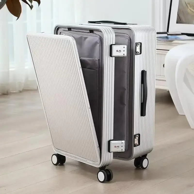 Valise SUSHIMU – Aluminium étanche avec roulettes, cabine 20, 24 et 26 pouces