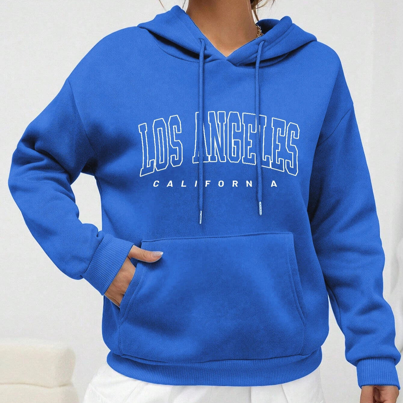 Sweats à capuche Style américain sweat à capuche décontracté Hip Hop Los Angeles Art lettre conception femmes