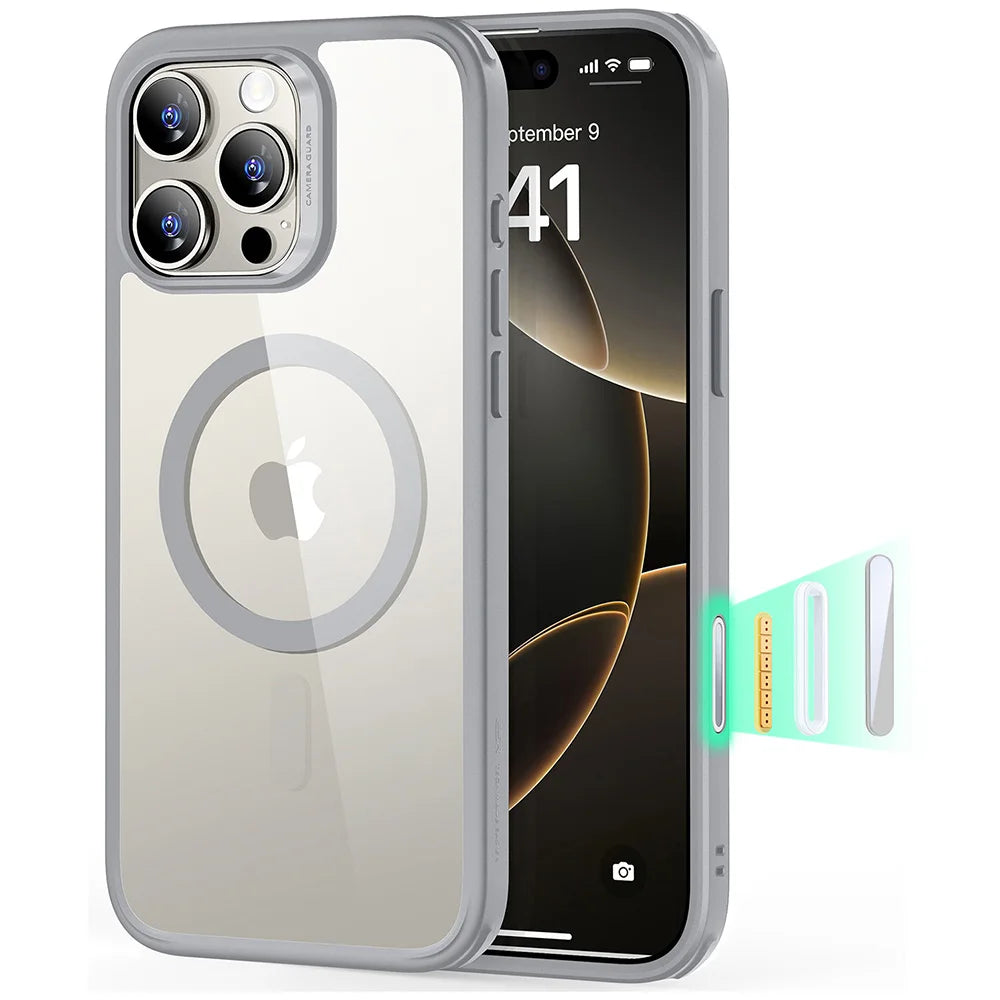 Coque de protection ESR pour iPhone 16 Pro Max/16 Pro Coque avec contrôle de caméra MagSafe Coque de protection de qualité pour iPhone 16/16 Plus