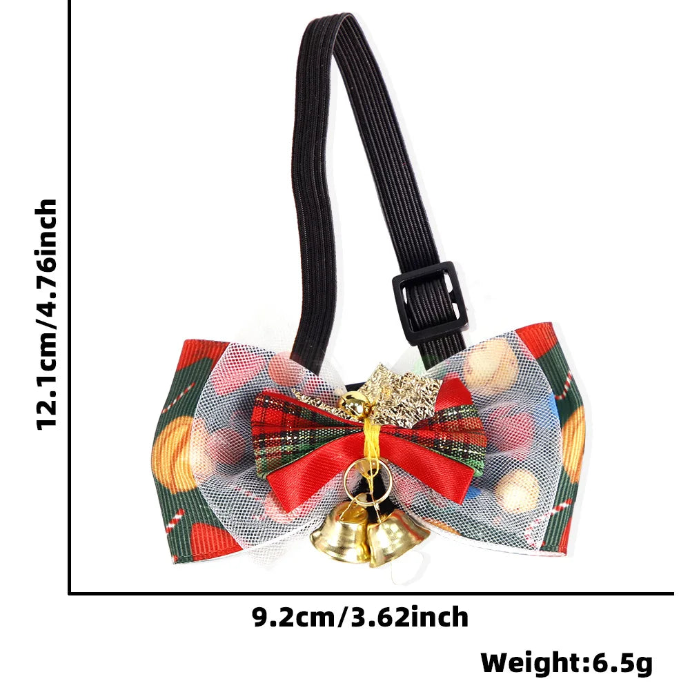 Collier décoratif pour animaux de compagnie, père Noël, wapiti, chat, chien