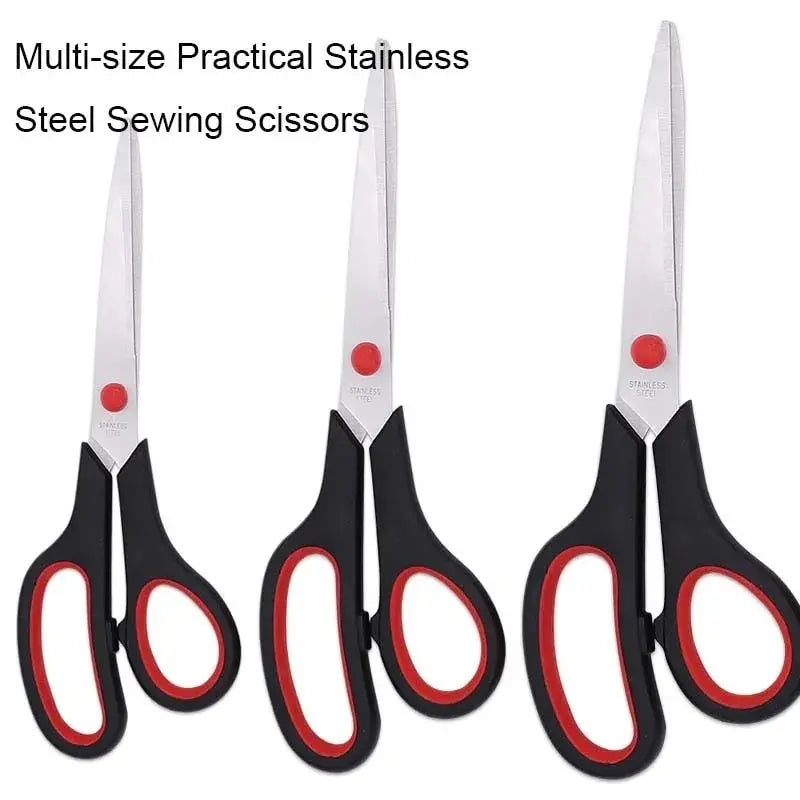 Multifunctional steel scissors, paper cutters, wires and various household and office items.