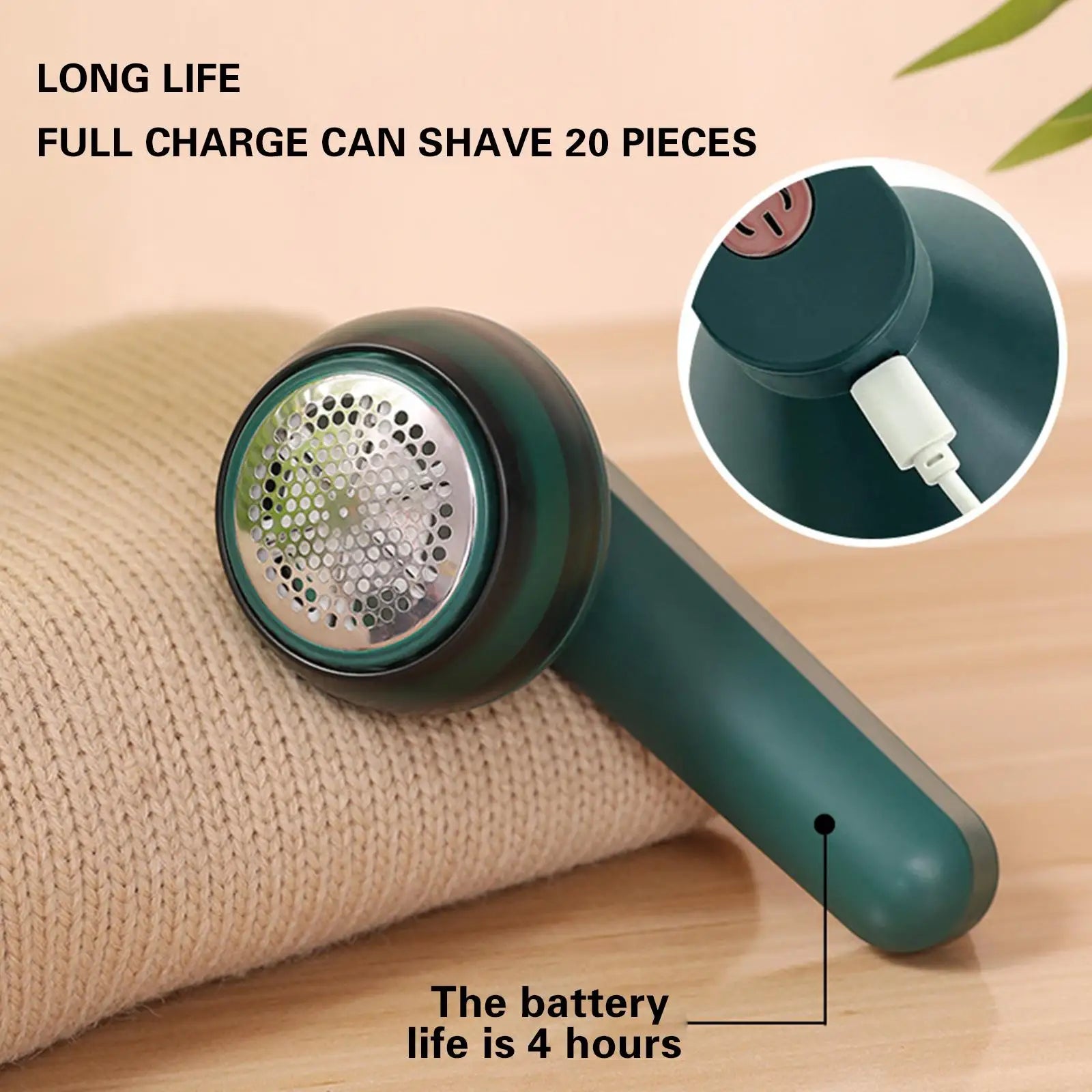 Rechargeable Electric Clothes Lint Remover, Sweater Coat Shaver