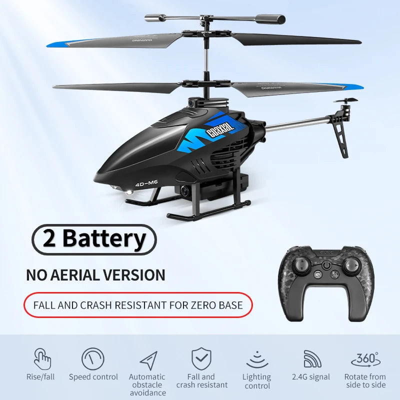 Drone Mini M6 Pro 4K HD, Détection de Gestes, Hélicoptère RC Quadricoptère, Jouet Télécommandé pour Enfants