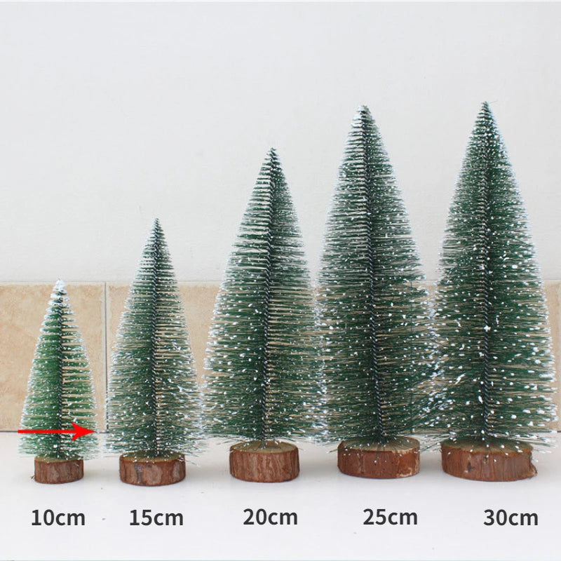 Mini Arbre de Noël Pin Givré – 10 à 30 cm