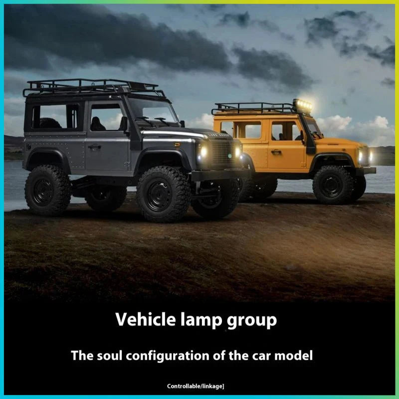 Voiture RC MN99S 1/12 2ème génération RC Proportion complète quatre roues motrices garde de voiture d'escalade modèle de voiture télécommandé amélioré jouet pour garçon