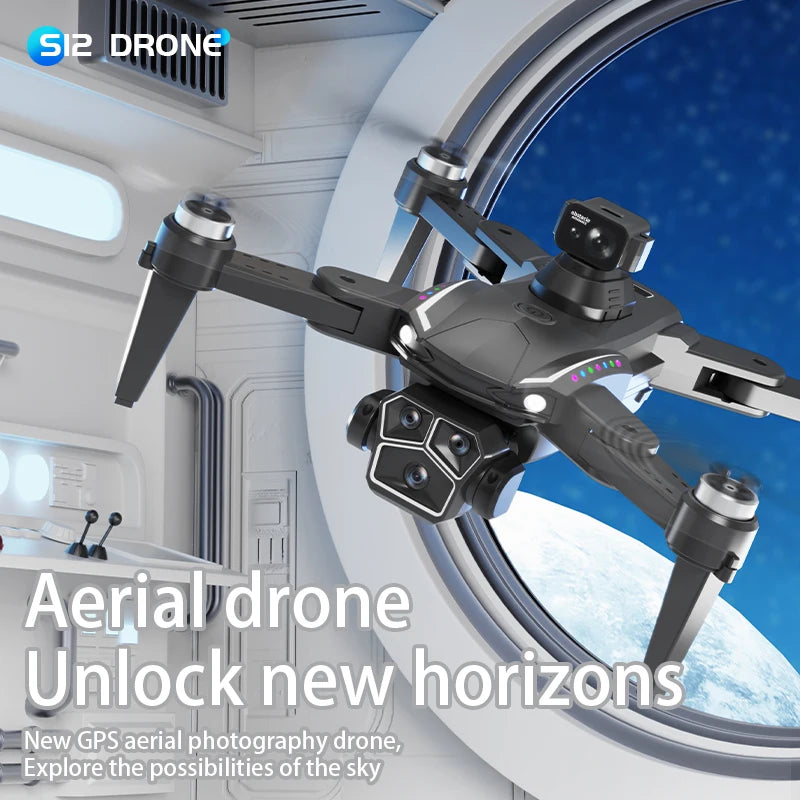 Drone Xiaomi MIJIA S12 – 8K Professionnel, Caméra HD, GPS, WIFI 5G, Écran 4,3” Télécommande, Quadcopter Pliable