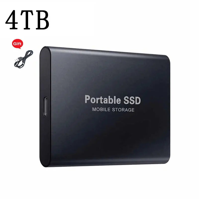 Disque Dur Externe Portable SSD 2 To, 4 To, 16 To, USB Type-C 3.0, Haute Vitesse, 8 To