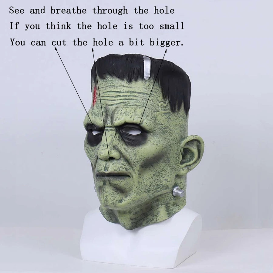 Frankenstein / Devil / Monster Mask – Latex Halloween Cosplay, Zombie
