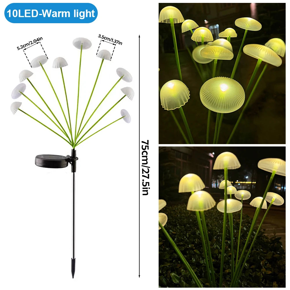 Solar LED-Qualle – Garten-Dekoration